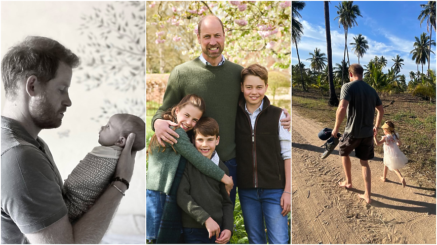 Най-добрите татковци на света: Как кралското семейство почете Денят на бащата