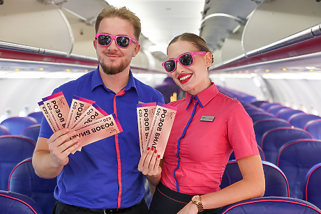 Wizz Air празнува 20-ия си рожден ден в България с до 20% отстъпка на избрани полети