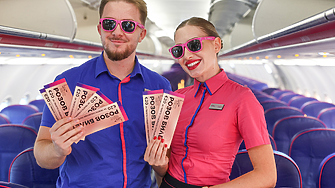 Wizz Air празнува 20-ия си рожден ден в България с до 20% отстъпка на избрани полети