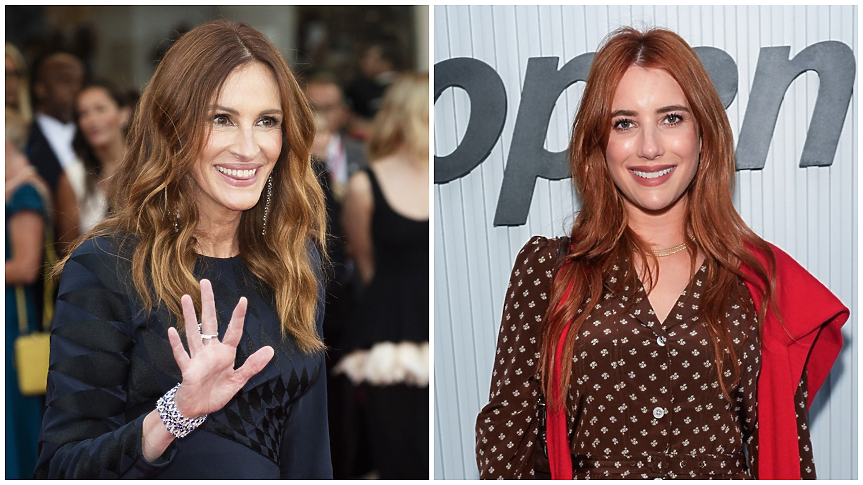 Червеното е техният цвят! Ема и Джулия Робъртс блестят заедно на светско събитие