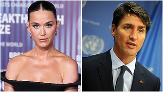 Хванаха Кейти Пери и Джъстин Трюдо да се целуват страстно на яхта